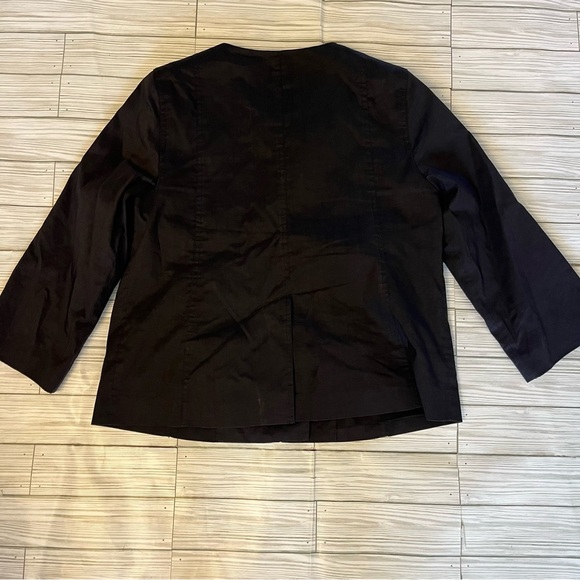 *not for sale* Eileen Fisher Polished Ramie Stretch Jacekt - Picture 4 of 7